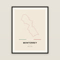 Monterrey, Nuevo León map print — exact INEGI boundary