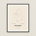 Rioverde, San Luis Potosí map print — exact INEGI boundary