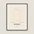 Reynosa, Tamaulipas map print — exact INEGI boundary